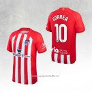 Atletico Madrid Player Correa Home Shirt 2023-2024