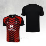 AC Milan Training Shirt 2023-2024 Red and Black