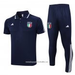 Conjunto Polo Italy 2023-2024 Blue