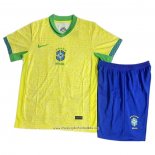 Brazil Home Shirt 2024 Kid