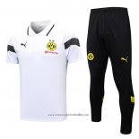 Conjunto Polo Borussia Dortmund 2023-2024 White