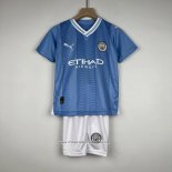 Manchester City Home Shirt 2023-2024 Kid