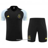 Tracksuit Algeria 2023-2024 Short Sleeve Black - Shorts