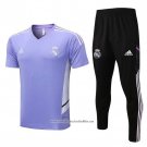Tracksuit Real Madrid 2022-2023 Short Sleeve Purpura
