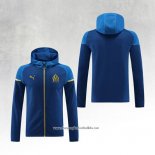 Chaqueta con Capucha del Olympique Marseille 2023-2024 Blue