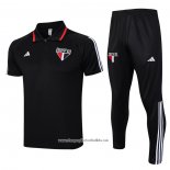 Conjunto Polo Sao Paulo 2023-2024 Black