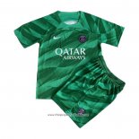 Paris Saint-Germain Goalkeeper Shirt 2023-2024 Kid Green
