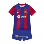 Barcelona Home Shirt 2023-2024 Kid