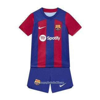 Barcelona Home Shirt 2023-2024 Kid