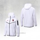 Chaqueta con Capucha del France 2022-2023 White