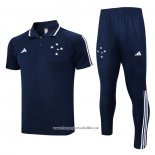 Conjunto Polo Cruzeiro 2023-2024 Blue