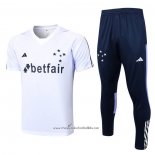 Tracksuit Cruzeiro 2023-2024 Short Sleeve White