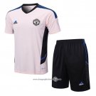 Tracksuit Manchester United 2022-2023 Short Sleeve Rosa - Shorts
