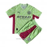 Manchester City Goalkeeper Shirt 2023-2024 Kid Green