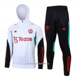 Sweatshirt Tracksuit Manchester United 2023-2024 White