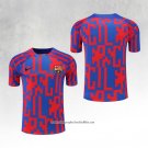 Barcelona Training Shirt 2022-2023 Red and Blue