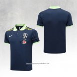 Brazil Shirt Polo 2023-2024 Blue