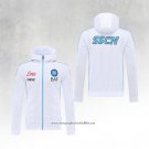 Chaqueta con Capucha del Napoli 2022-2023 White