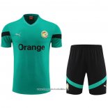 Tracksuit Senegal 2023-2024 Short Sleeve Green - Shorts