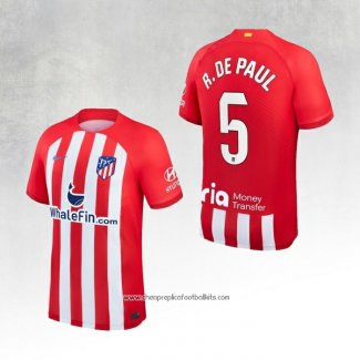 Atletico Madrid Player R.De Paul Home Shirt 2023-2024