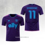 Charlotte FC Player Swiderski Away Shirt 2023-2024