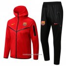 Hooded Tracksuit Barcelona 2022-2023 Red
