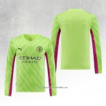 Manchester City Goalkeeper Shirt 2023-2024 Long Sleeve Green