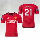 Manchester United Player Antony Home Shirt 2023-2024