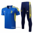 Tracksuit Juventus 2022-2023 Short Sleeve Blue
