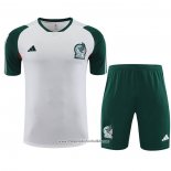 Tracksuit Mexico 2023-2024 Short Sleeve White - Shorts