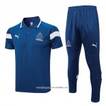Conjunto Polo Olympique Marseille 2023-2024 Blue