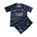 Paris Saint-Germain Goalkeeper Shirt 2023-2024 Kid Black