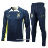 Sweatshirt Tracksuit Brazil 2023-2024 Blue