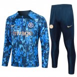 Sweatshirt Tracksuit Chelsea 2023-2024 Blue