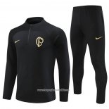 Sweatshirt Tracksuit Corinthians 2023-2024 Kid Black