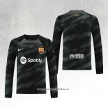 Barcelona Goalkeeper Shirt 2023-2024 Long Sleeve Black