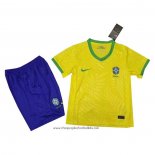 Brazil Home Shirt 2023 Kid
