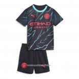 Manchester City Third Shirt 2023-2024 Kid