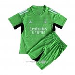 Real Madrid Goalkeeper Shirt 2023-2024 Kid Green