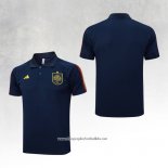 Spain Shirt Polo 2023-2024 Blue