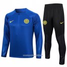 Sweatshirt Tracksuit Inter Milan 2023-2024 Blue