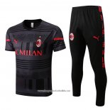 Tracksuit AC Milan 2022-2023 Short Sleeve Grey