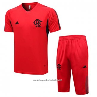 Tracksuit Flamengo 2023-2024 Short Sleeve Red - Shorts
