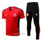 Tracksuit Manchester United 2022-2023 Short Sleeve Red