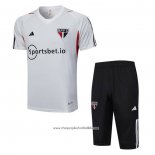 Tracksuit Sao Paulo 2023-2024 Short Sleeve Grey - Shorts