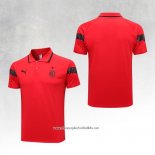 AC Milan Shirt Polo 2023-2024 Red