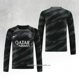 Paris Saint-Germain Goalkeeper Shirt 2023-2024 Long Sleeve Black