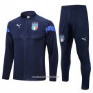 Jacket Tracksuit Italy 2022-2023 Blue Oscuro