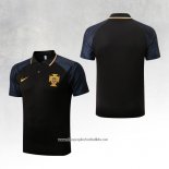 Portugal Shirt Polo 2022-2023 Black