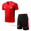Tracksuit Bayern Munich 2022-2023 Short Sleeve Red - Shorts